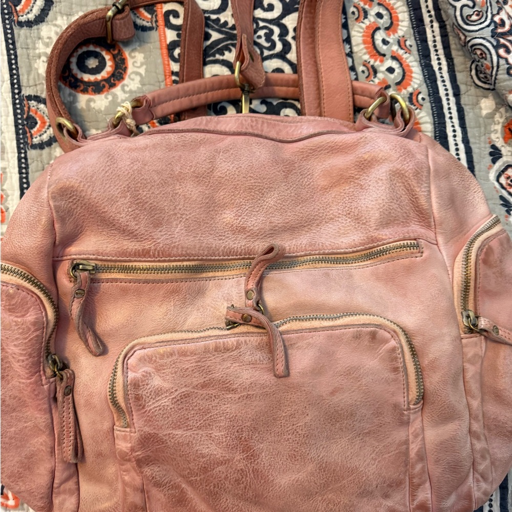 Lusher Quest Backpack Purse in Moonstone Blush
